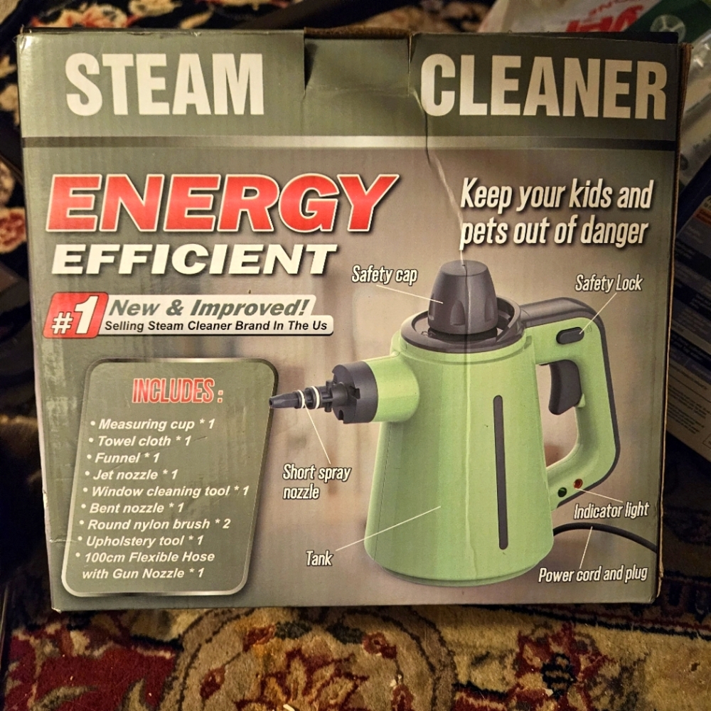 Handheld steam cleaner